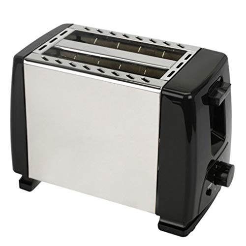 NL 2 Slice Toaster, Tostadora automática, Tostadora con 2X Gran Anchura de hendiduras de hasta 4X Discos, 6X Seda Pasos con Hot Roll de Croissants, panecillos