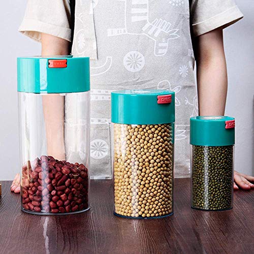 NMBD - Tanques de almacenamiento para aparatos a prueba de humedad, latas selladas al vacío, granos de café, bocadillos de té, plástico 1000 ml, Kairui (color : 500 ml)