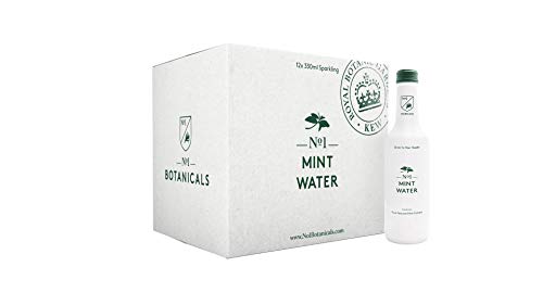 No.1 Botanicals Agua Aromatizada con Menta – Agua con Gas con Extracto Orgánico de Menta - Sin azúcar ni Edulcorantes – Soft Drink o Cocktail Mixer (12 x 330ml)