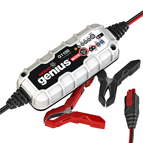 NOCO Genius G1100EU 6V / 12V 1.1 Amp UltraSafe Smart Cargador de Batería y Mantenedor