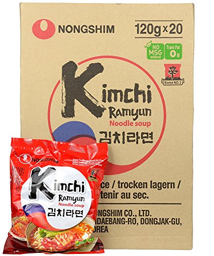 Nong Shim Kimchi Ramyun - 20 Packets