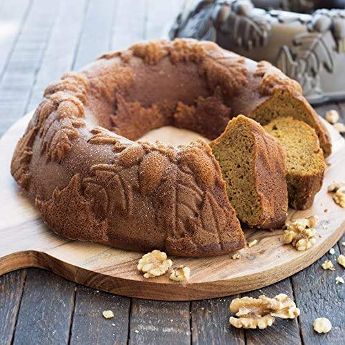 NordicWare 82348 - Molde para Tarta en Forma de Corona de otoño