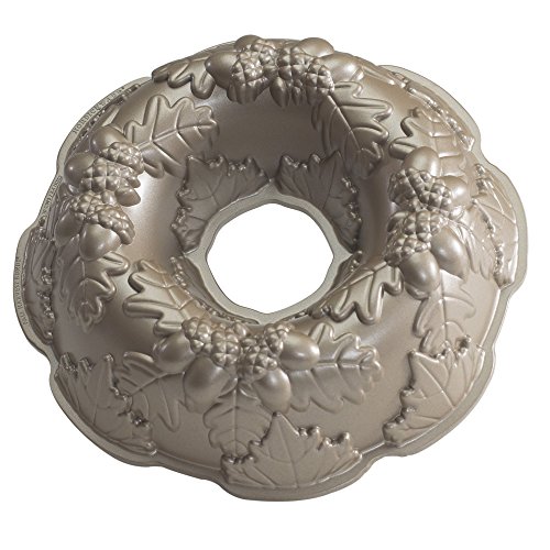 NordicWare 82348 - Molde para Tarta en Forma de Corona de otoño