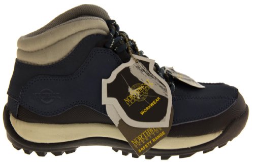 Northwest Territory Mujer Azul Marino Cuero EU 37 Botas De Proteccion