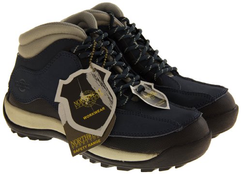 Northwest Territory Mujer Azul Marino Cuero EU 37 Botas De Proteccion