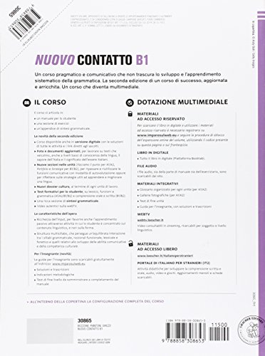Nuovo Contatto. Corso di lingua e civiltà italiana per stranieri. Livello B1