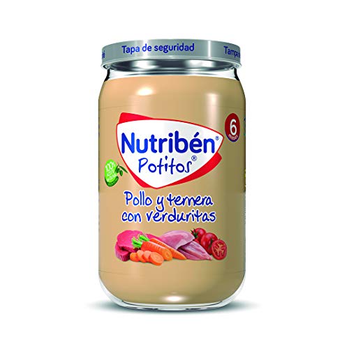 Nutribén Potitos De Pollo Y Ternera Con Verduritas Desde Los 6 Meses 235 g