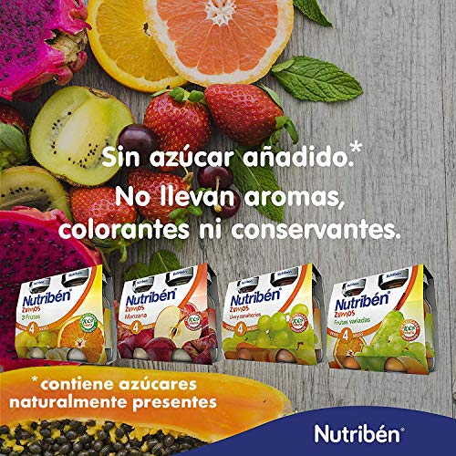 Nutribén Zumo UVA y Zanahorias - 2 paquetes de 130 ml