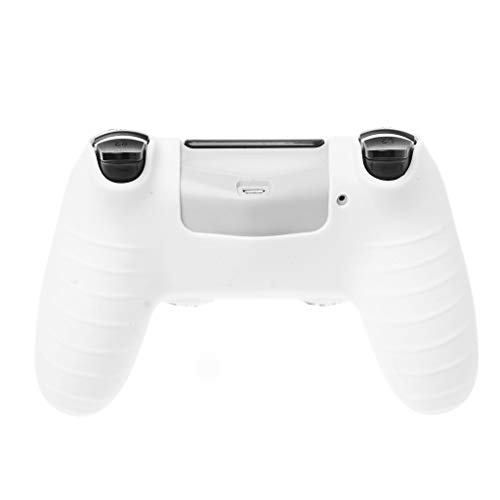 Ocobudbxw Funda Protectora Funda para Gamepad Funda analógica con Agarre para el Pulgar Tapa de Silicona Suave Piel de Silicona Impermeable Antideslizante para Playstation 4 Controlador PS4