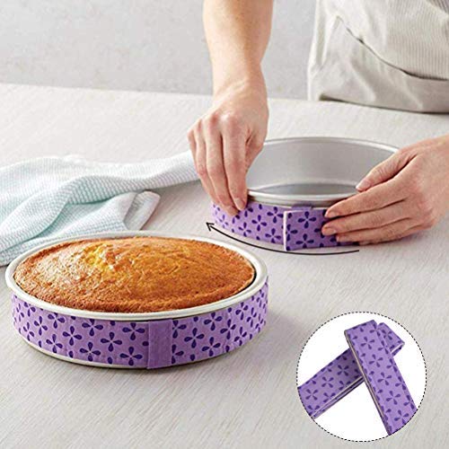 OFNMY 4pcs de Cinta de Gattail de Tela Súper Absorbente Gruesa - Cinturón para Hornear Molde de Gaudeau y Pastelería (88 * 4 cm)