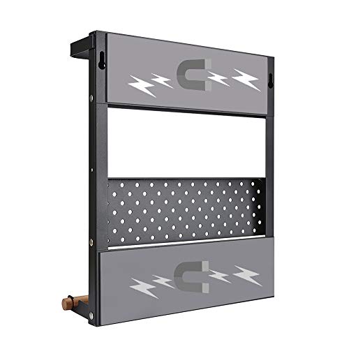 OIZEN Estante de Almacenamiento para Pared, Especiero Magnético, para Frigoríficos y Superficies de Metal, Spice Rack, Montaje en Pared.