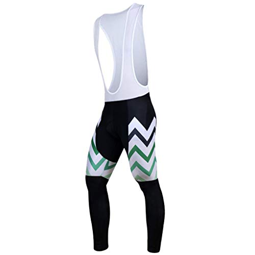 OLEEKA Pantalones Babero de Ciclismo a Prueba de Golpes con Gel 3D Acolchado Coolmax para MTB Pantalones de Bicicleta Racing Medias de Bicicleta Legging Pantalón de Lycra