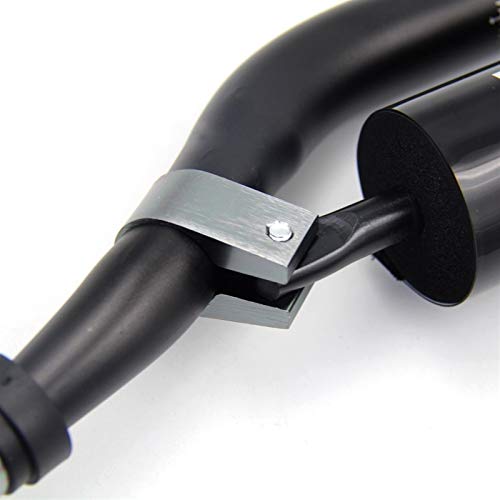 Oneriverspring40 1 1/8" Fat Bar 28MM Manillar Renthal Barra de la manija for la Motocicleta del motocrós Bici de la Suciedad Pit EXC CRF WRF KLX RMZ Enduro (Color : Black)