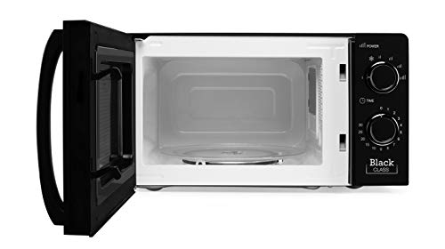 Orbegozo MI 2117 - Microondas con 20 litros de capacidad, 6 niveles de funcionamiento, temporizador hasta 30 minutos, 700 W de potencia, negro