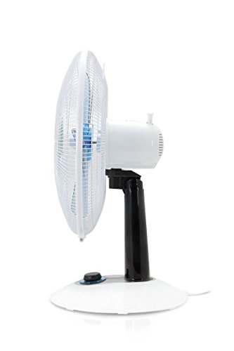 Orbegozo TF 0148 - Ventilador de sobremesa silent night, 4 velocidades, función turbo, 60 W, color blanco