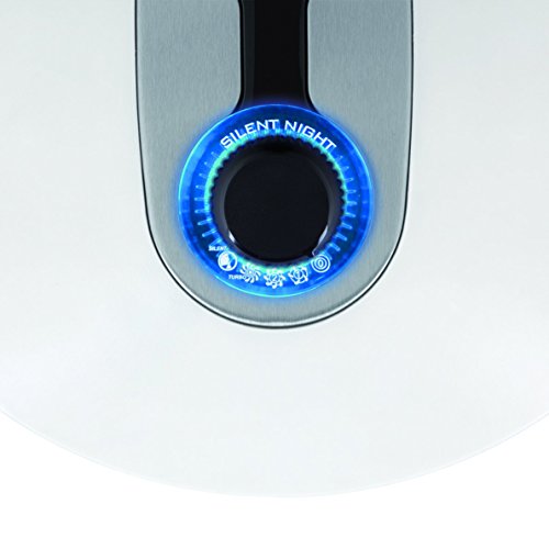 Orbegozo TF 0148 - Ventilador de sobremesa silent night, 4 velocidades, función turbo, 60 W, color blanco