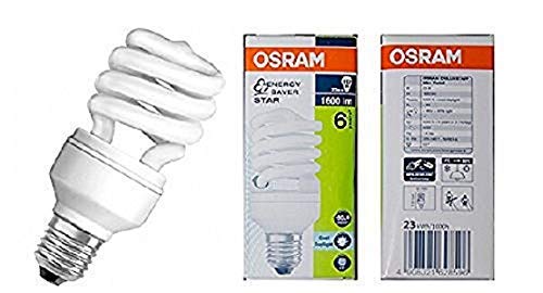 OSRAM Bombilla Bajo Consumo Mini Espiral 23W=112 E27 Luz Fría