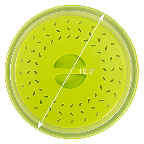 OUCHAN Colador plegable para platos de microondas, colador para frutas y verduras, sin BPA y no tóxico