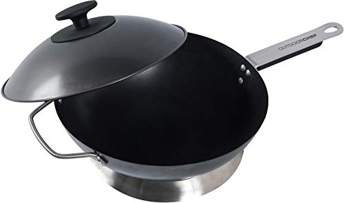 Outdoorchef Wok Barbacoa, Negro, 57,5 x 33 x 21,5