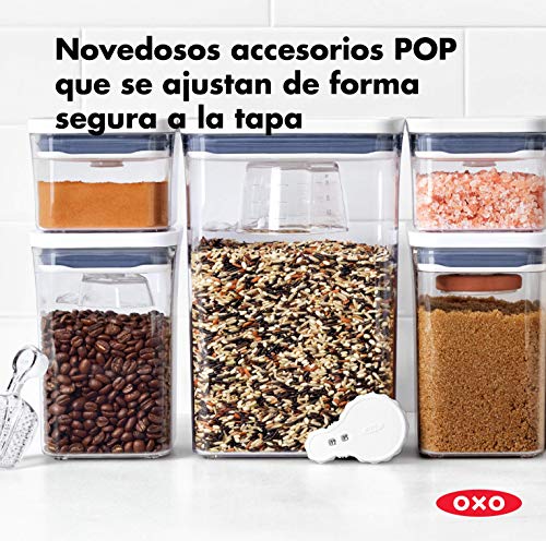 OXO Good Grips POP Contenedor – Almacenamiento hermético y apilable de alimentos - 2,1 l para espaguetis y mucho más