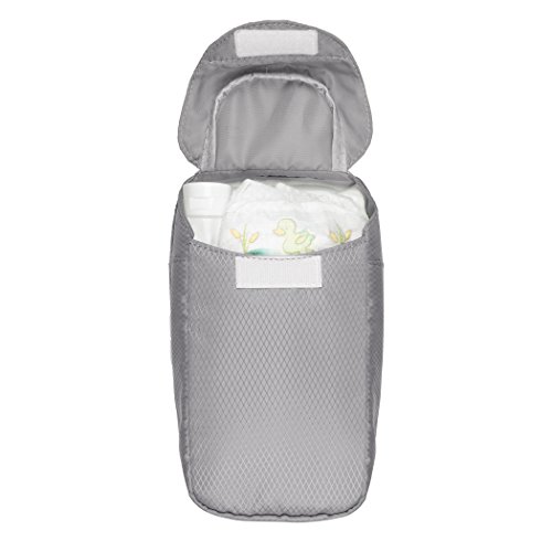 OXO Tot On The Go - Dispensador de toallitas con bolsa para pañales (gris)