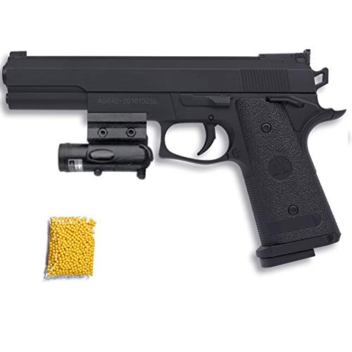 P306 Ming XING Láser - Pistola de Airsoft Calibre 6mm (Arma Aire Suave de Bolas de plástico o PVC). Sistema: Muelle. <3,5J