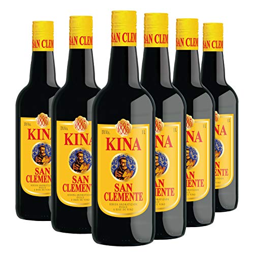 Pack Kina San Clemente 6 botellas de 1 L - Bebida aromatizada dulce