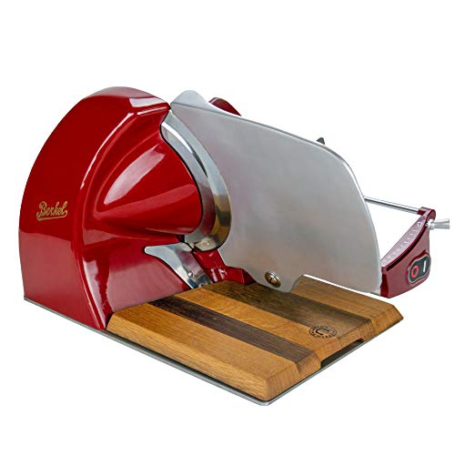 Palatina Werkstatt ® Berkel Home Line 200 | Slicer nuevo modelo: 2020 | HL 200 rojo + tablero barril | Precio de venta: € 589