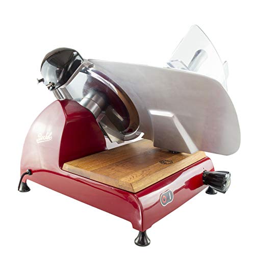 Palatina Werkstatt ® Berkel Red Line 300 | Rebanadora / rebanadora profesional | rojo | con amoladora integrada | + Tablero de madera | Precio de venta: 1648, - €