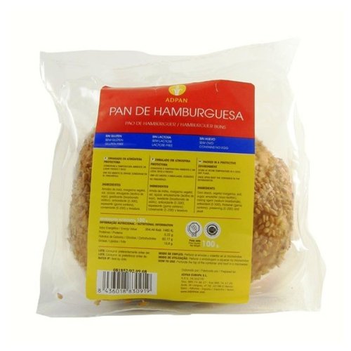 PAN HAMBURGUESA SIN GLUTEN ADPAN