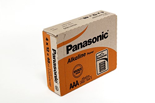 Panasonic POWER LR03 AAA - Pack de 48 pilas alcalinas