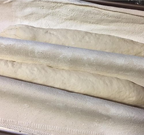 Paño de panadero grande 100 % natural para fermentación 27.5x31.5inch