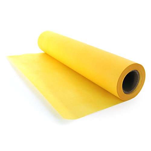 Papel de construcción esboza papel amarillo papel vegetal papel calco papel de calco pañuelo de papel semi transparente A3 A4 de 30 g/m² 12 in x 50 YD, ca. 31 cm x 46 m