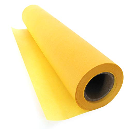 Papel de construcción esboza papel amarillo papel vegetal papel calco papel de calco pañuelo de papel semi transparente A3 A4 de 30 g/m² 12 in x 50 YD, ca. 31 cm x 46 m