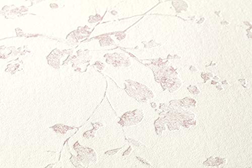 Papel pintado tnt flores de flores Papel pared flores violeta/lila blanco 368961 36896-1 Livingwalls Metropolitan Stories | violeta/lila/blanco | Rollo (10,05 x 0,53 m) = 5,33 m²