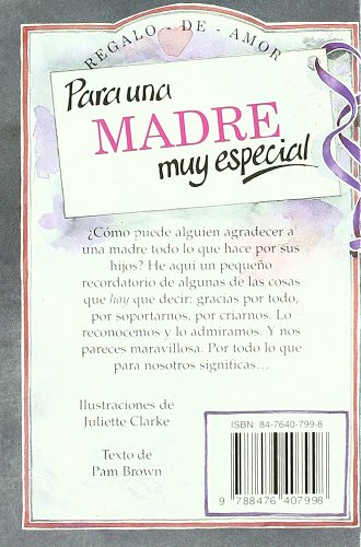 Para Una Madre Muy Especial (Serie Regalo de Amor)