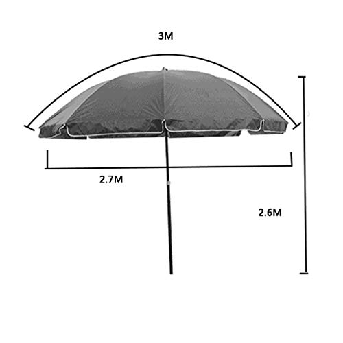 Paraguas,Resistente Al Agua Y A Los Rayos UV,Fuerte Dureza,Paraguas Plegable,Paraguas Telescópico De Pesca,Adecuado para Piscina,Playa,Barbacoa,Restaurante Al Aire Libre (verde/3M)