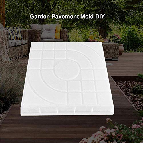 Pavimento de Jardín Molde Reutilizable Bricolaje Baldosas de Pavimento Cemento Molde Pavimentación Ladrillo Path Maker para Patios, Jardines, Balcones