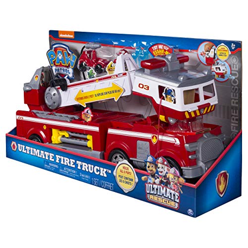 Paw Patrol Ultimate Rescue Fire Truck vehículo de juguete - Versión IMPORTADA , color/modelo surtido