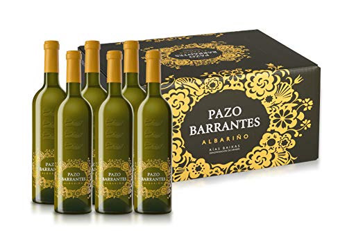 Pazo Barrantes Albariño 2018. Caja Cartón 6 botellas 0,75L