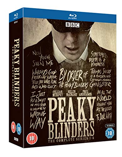 Peaky Blinders: The Complete Series 1-5 Box Set (10 Blu-Ray) [Edizione: Regno Unito] [Italia] [Blu-ray]