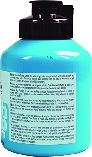 Pébéo - Pintura acrílica, color Azul turquesa 500 ml