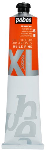 Pébéo XL - Pintura al óleo (200 ml), Color Naranja