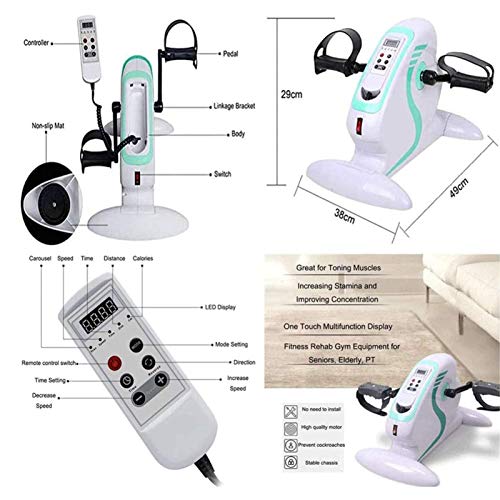 Pedal del Brazo Entrenador Y Deportista Pierna, De Ejercicio con La Rehabilitación Motor Principal Formación Formadores Visualización Técnicas Masaje Tercera Edad,A