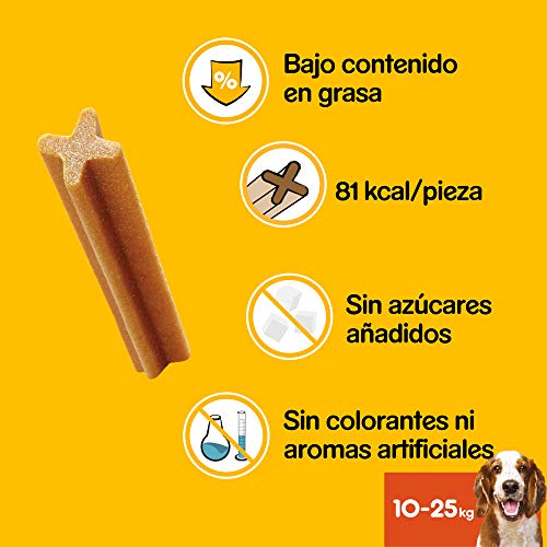 Pedigree Pack de Dentastix de uso Diario para la Limpieza Dental de Perros Medianos (4 Packs de 28ud)