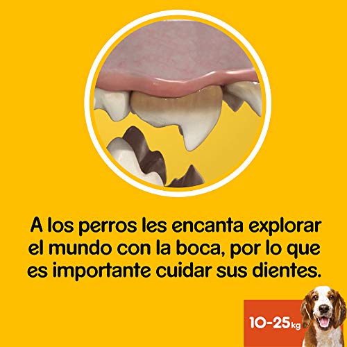 Pedigree Pack de Dentastix de uso Diario para la Limpieza Dental de Perros Medianos (4 Packs de 28ud)