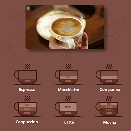 Perfecta taza de café De consumo y comerciales de vapor automático de la leche de la máquina de café de estilo italiano de una sola pieza de la máquina de café