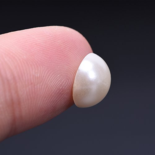Perlas Adhesivas Perlas de Espalda Plana Hojas de Cabujones, Tamaños Variados, 700 Piezas