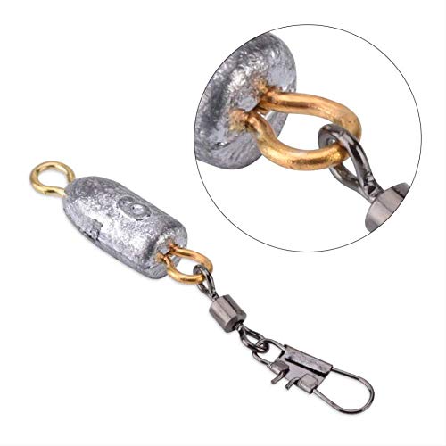 Pesca Accesorios Plomos De Pesca Mar Bullet Shaped Fishing Lead Sinkers Fishing Lead Weight Pesca Carp Fishing Sinker Kits Tackle Accessories 8g como se Muestra