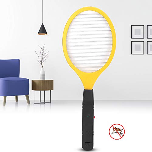 Petyoung Raqueta de Mosquitos Zapper con Pilas Mosca Eléctrica Inalámbrica Matamoscas Anti Mosquitos Raqueta Zapper Insecto Asesino para Uso en Interiores Al Aire Libre